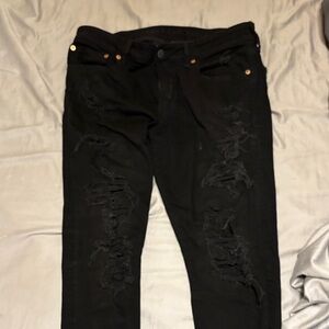 American Eagle Outfitters Black Denim Pants